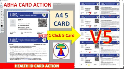 ABHA CARD PRINT ACTION 1 CLICK 1 SE 5 NEW ABHA CARD PRINT PHOTOSHOP ACTION